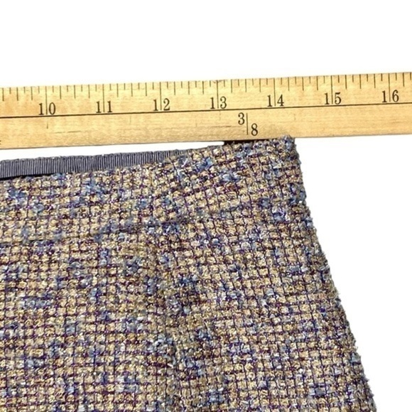 NWOT J. Crew Lurex Tweed Zip Pencil Skirt - Picture 9 of 14